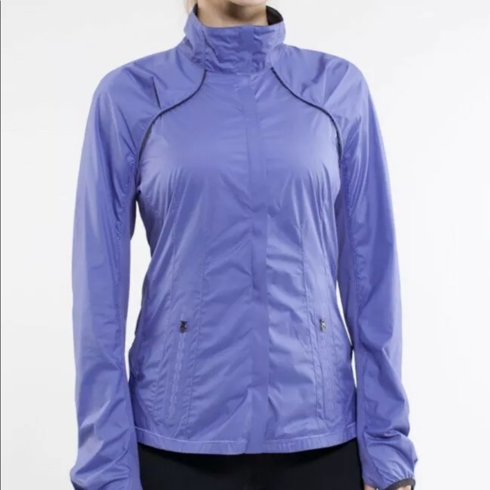 Lululemon run essential purple jacket size 8